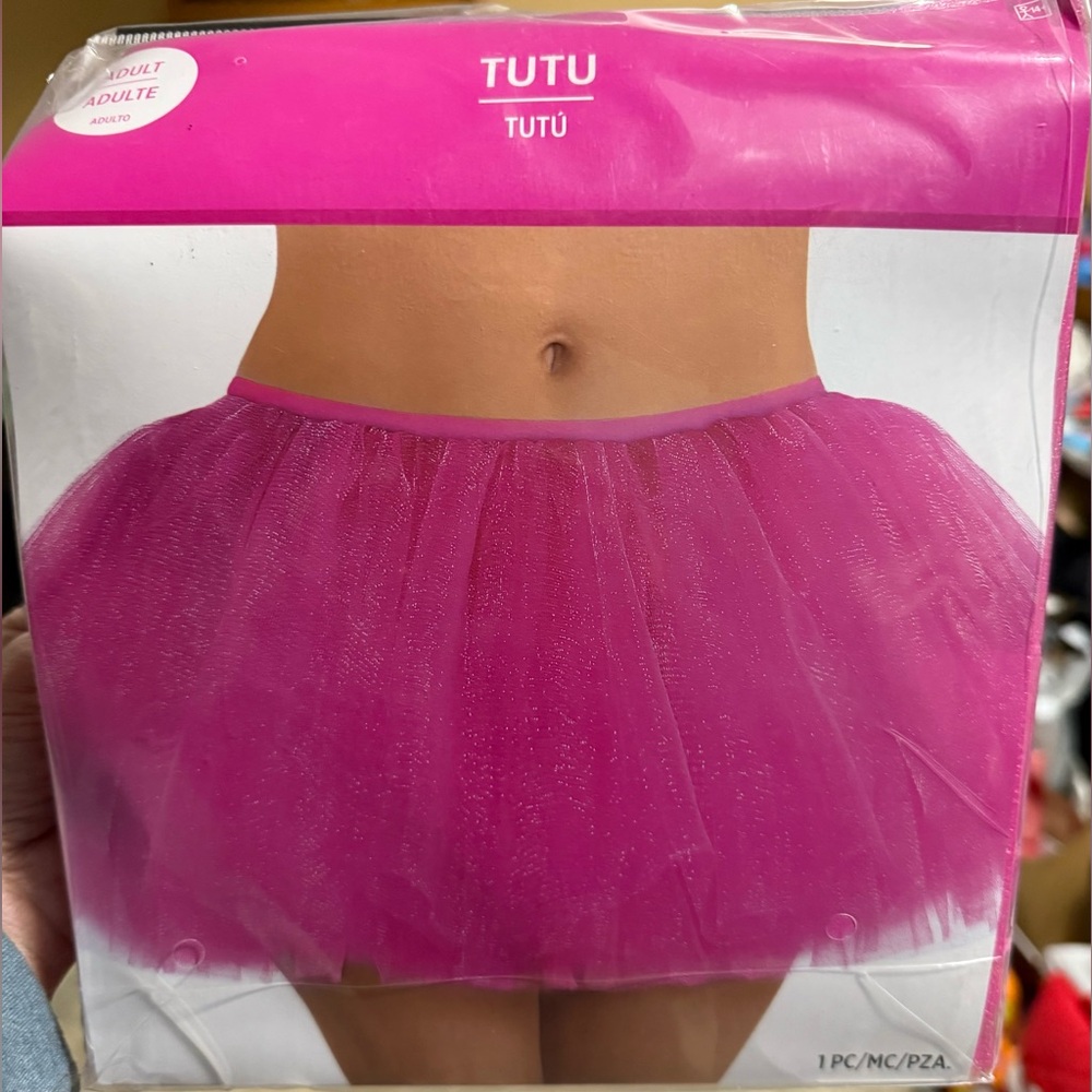 Adult Pink Tutu Skirt from Party City NWT